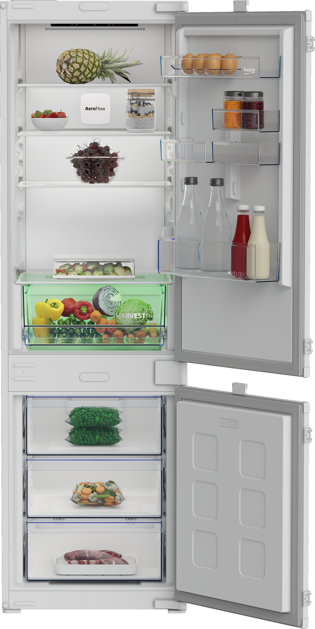 Beko Einbau Kühlgefrierkombination B3BCNA294HS