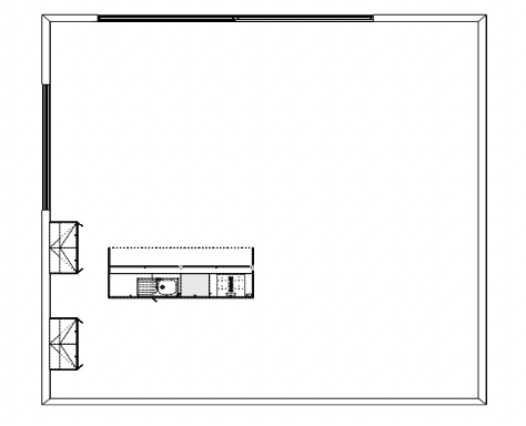 Grundriss Häcker Moderne Küchenzeile Laser