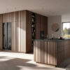 Häcker Design Küche AV 6023GL Nussbaum elegant