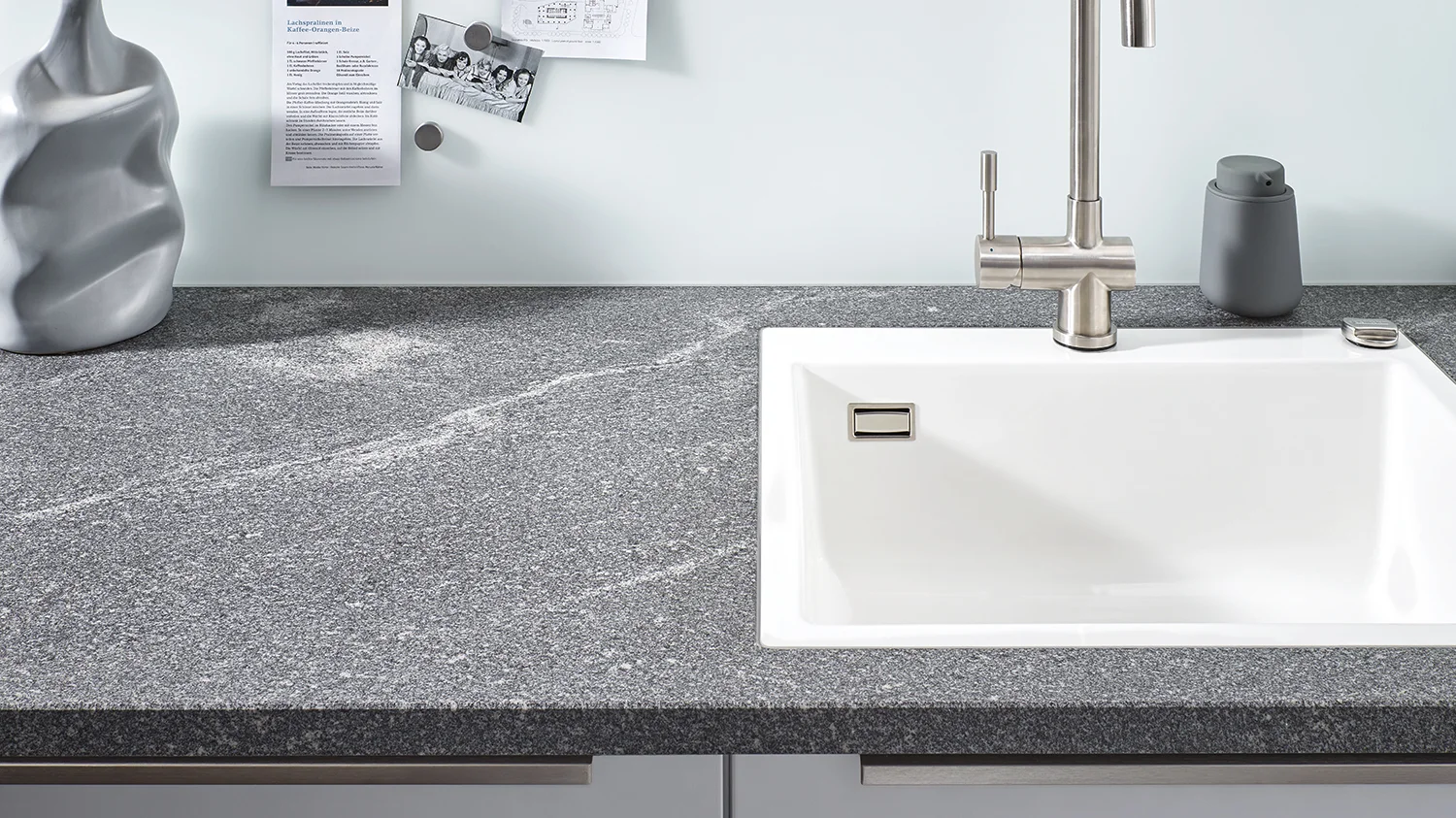 Lechner Natursteinarbeitsplatte elegant grey