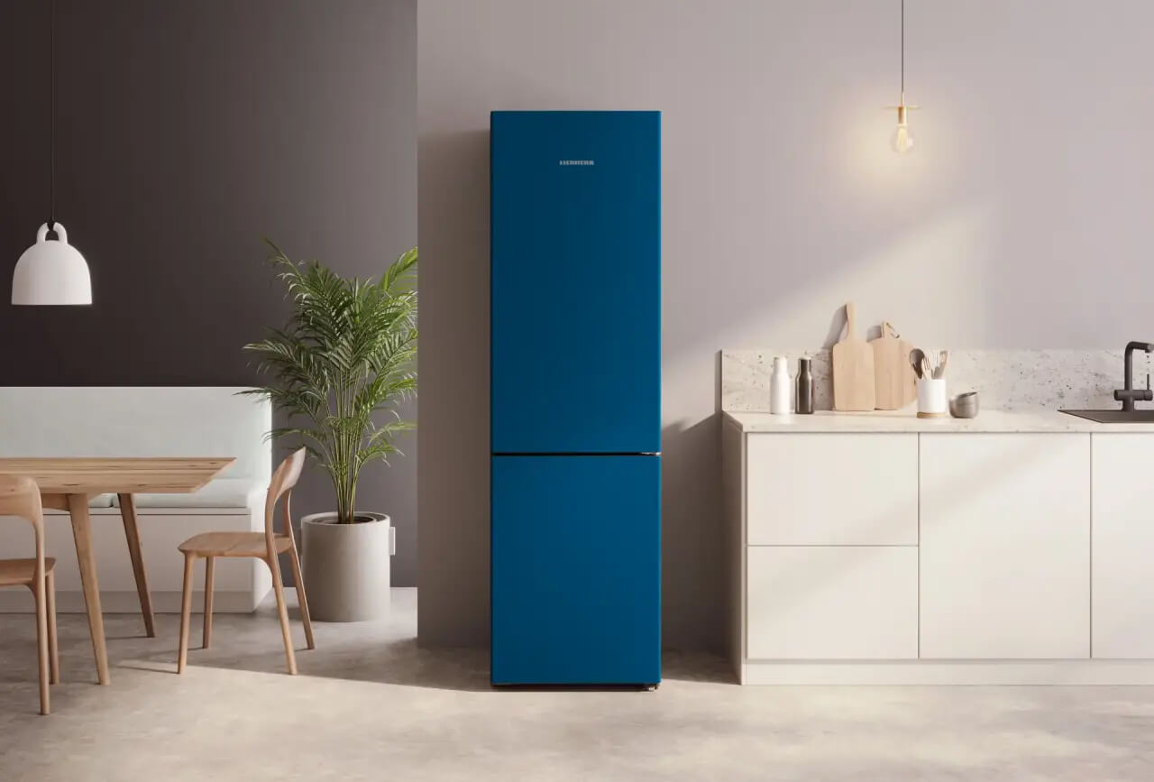 Liebherr Kühlschrank blau