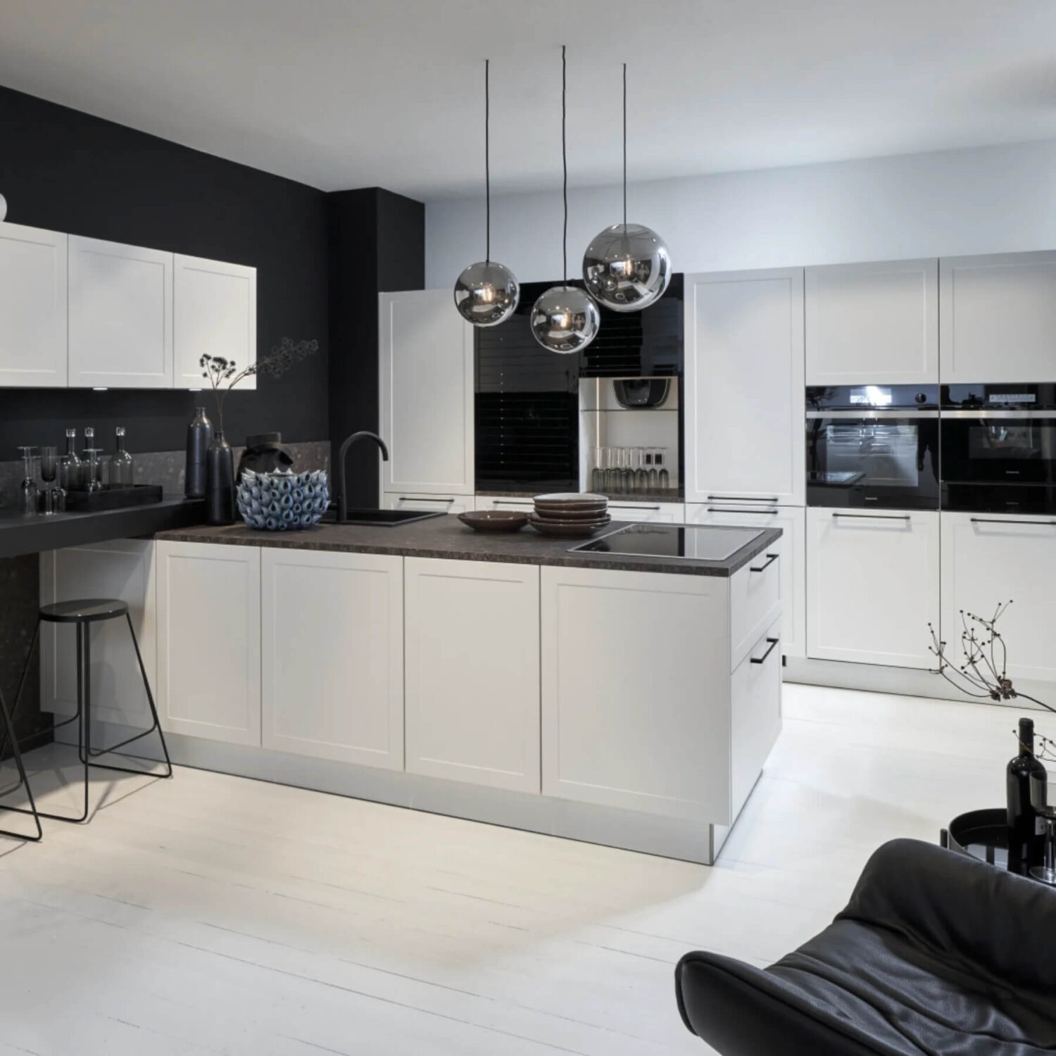 Nolte Landhausküche weiß softmatt